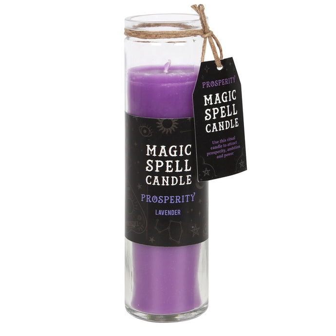 Lavender Prosperity Spell Candle