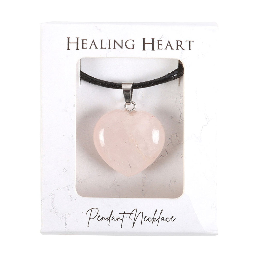 Rose Quartz Healing Heart